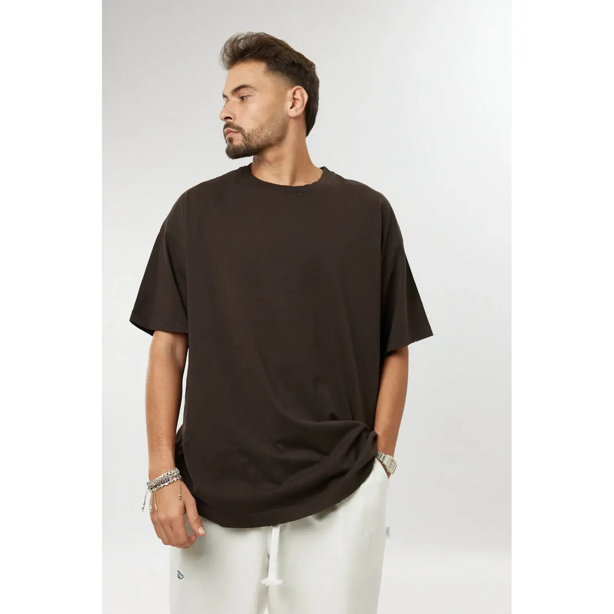 Cotton T-Shirt - Brown TFU-TFU shop