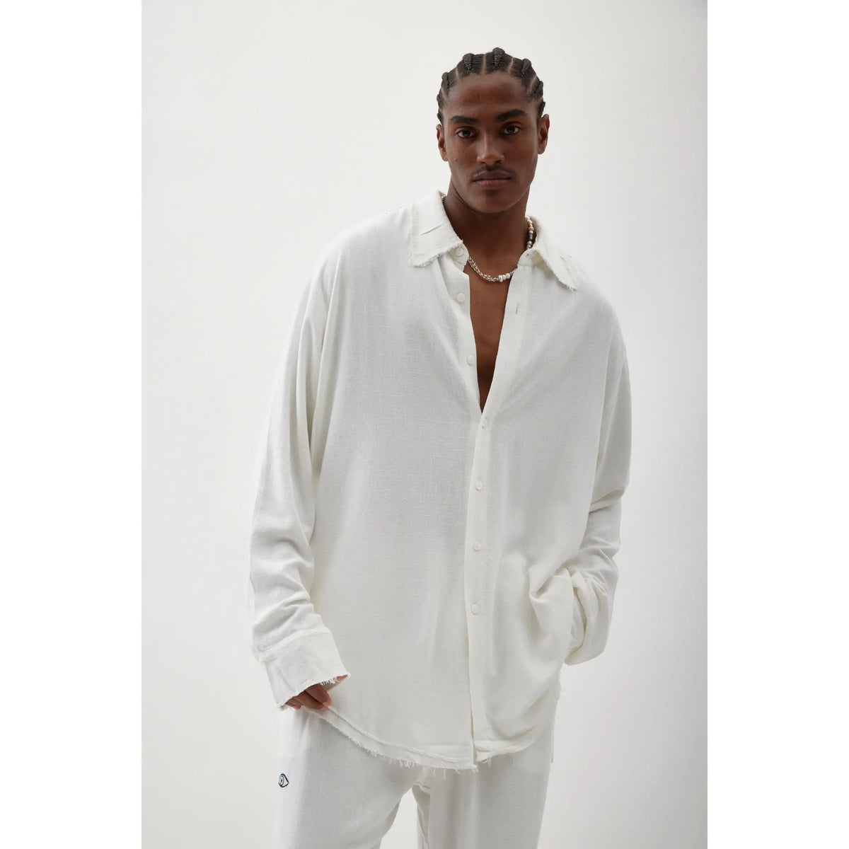 Soft Linen Set — Cream | Long Sleeve & Pants TFU TFU GLOBAL