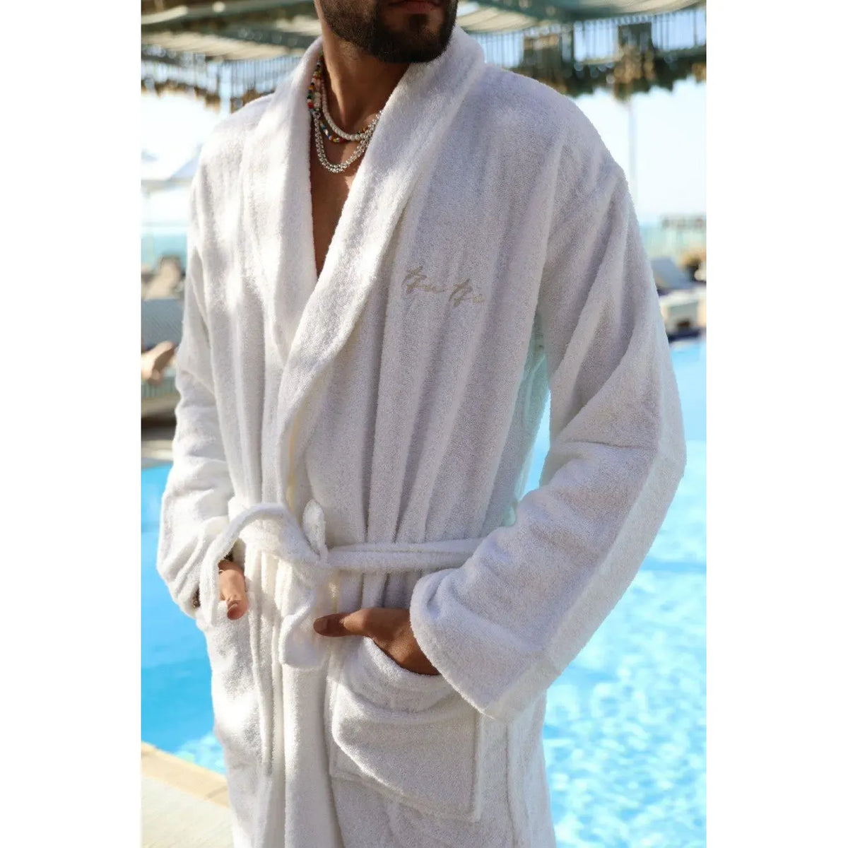 Elliptical Eye Bathrobe - men TFU-TFU shop