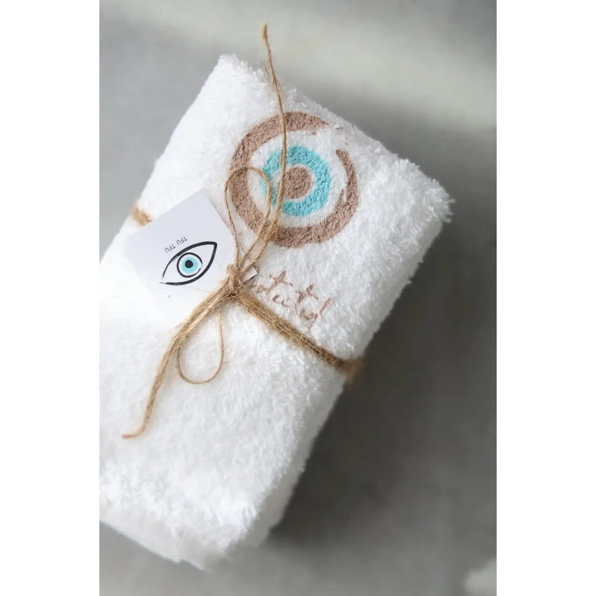 Hand Towel 4 package - Round Sand Eye TFU-TFU shop