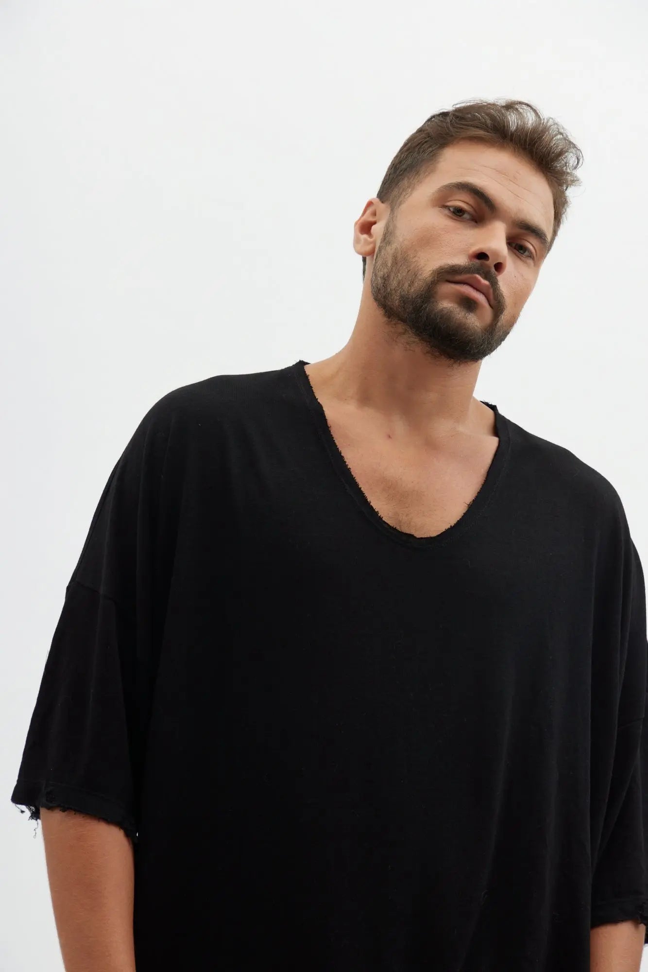 Dor Oversized Shirt - Black TFU-TFU shop
