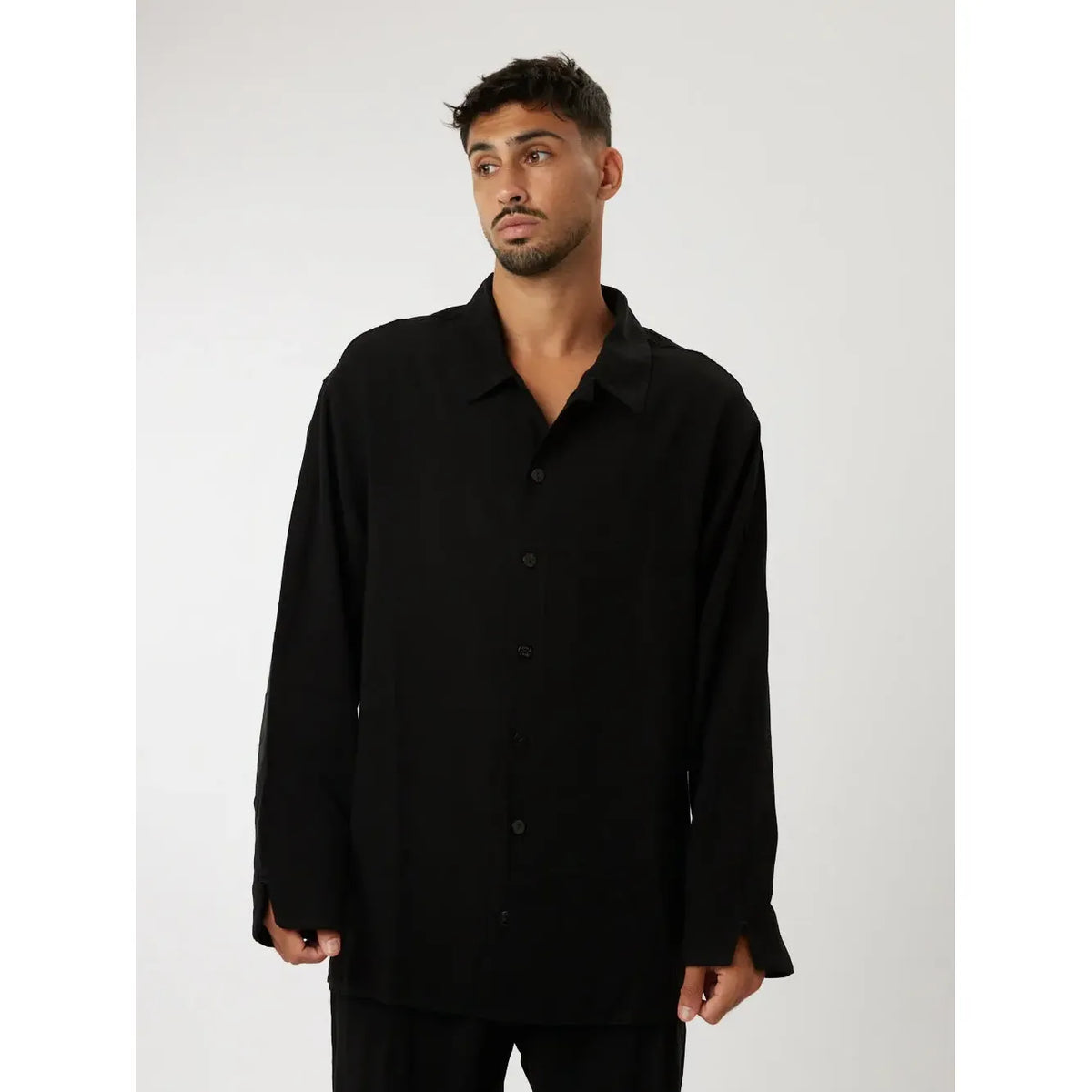 LUX Classic Button-Up - Black TFU-TFU shop