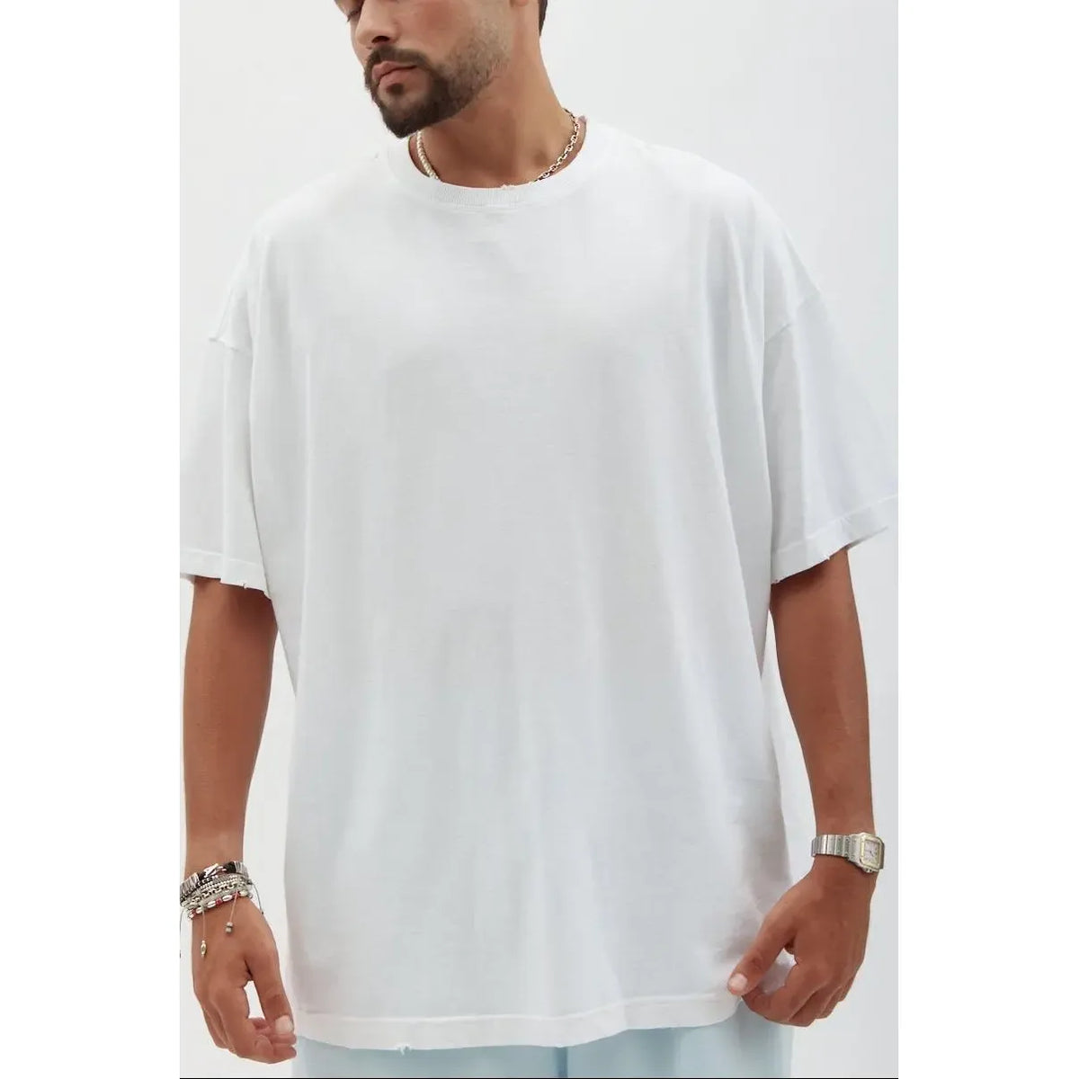 Cotton T-Shirt - White TFU-TFU shop