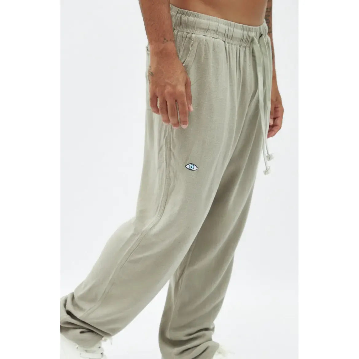SOFT SL Linen Pants – Green TFU-TFU shop