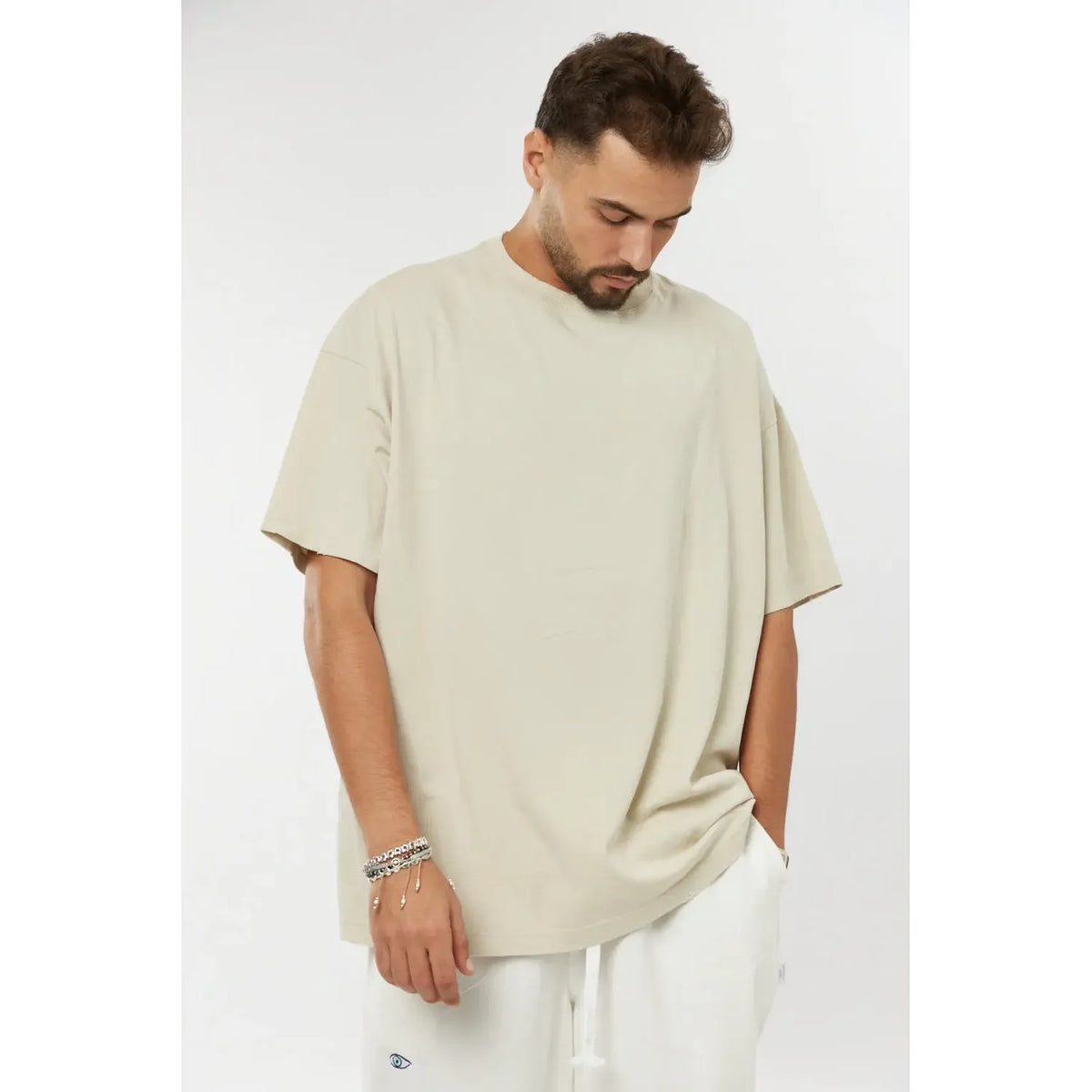 Cotton T-Shirt - Stone TFU-TFU shop