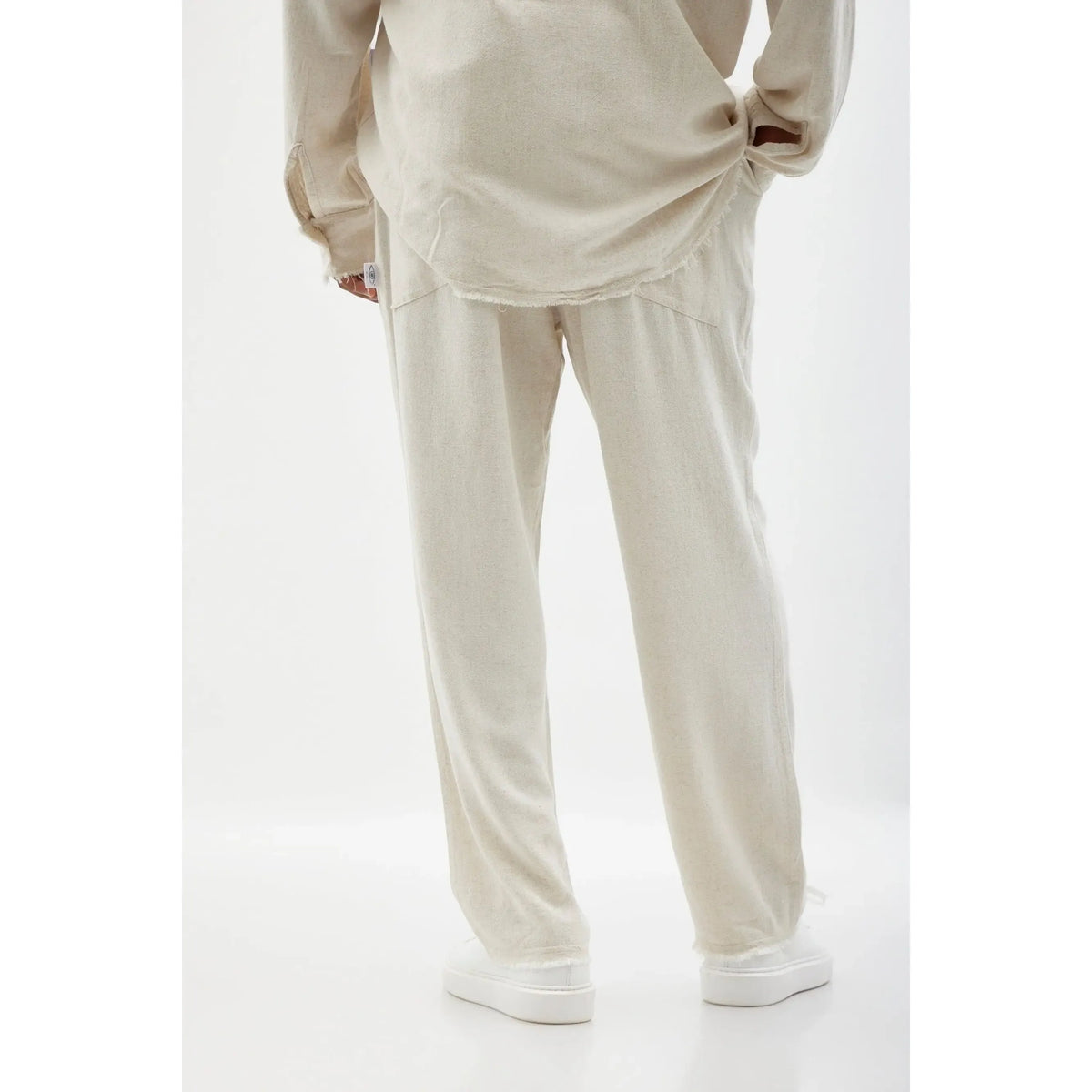 SOFT SL Linen Pants – Melange Stone TFU-TFU shop