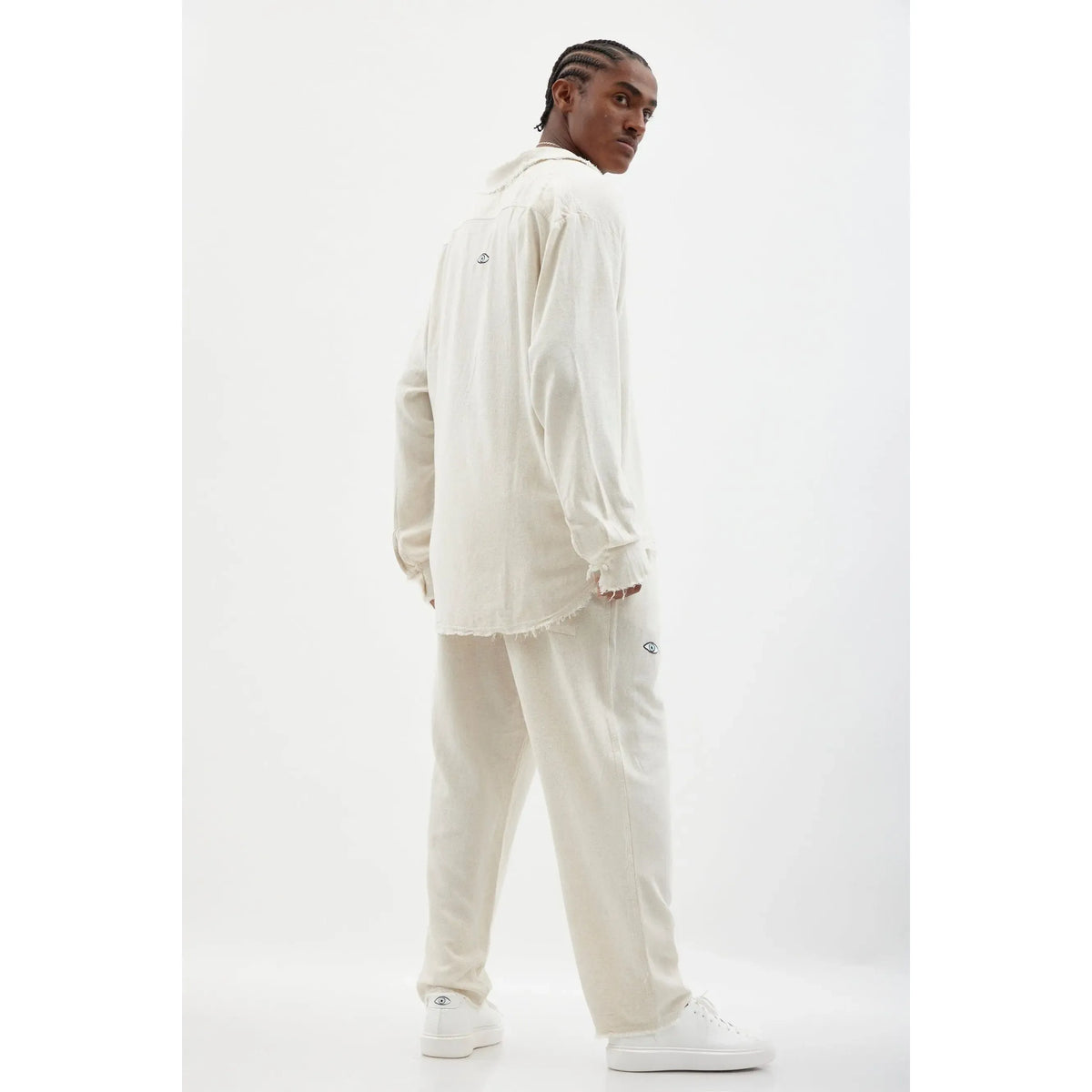 Soft Linen Set — Melange stone | Long Sleeve & Pants TFU TFU GLOBAL