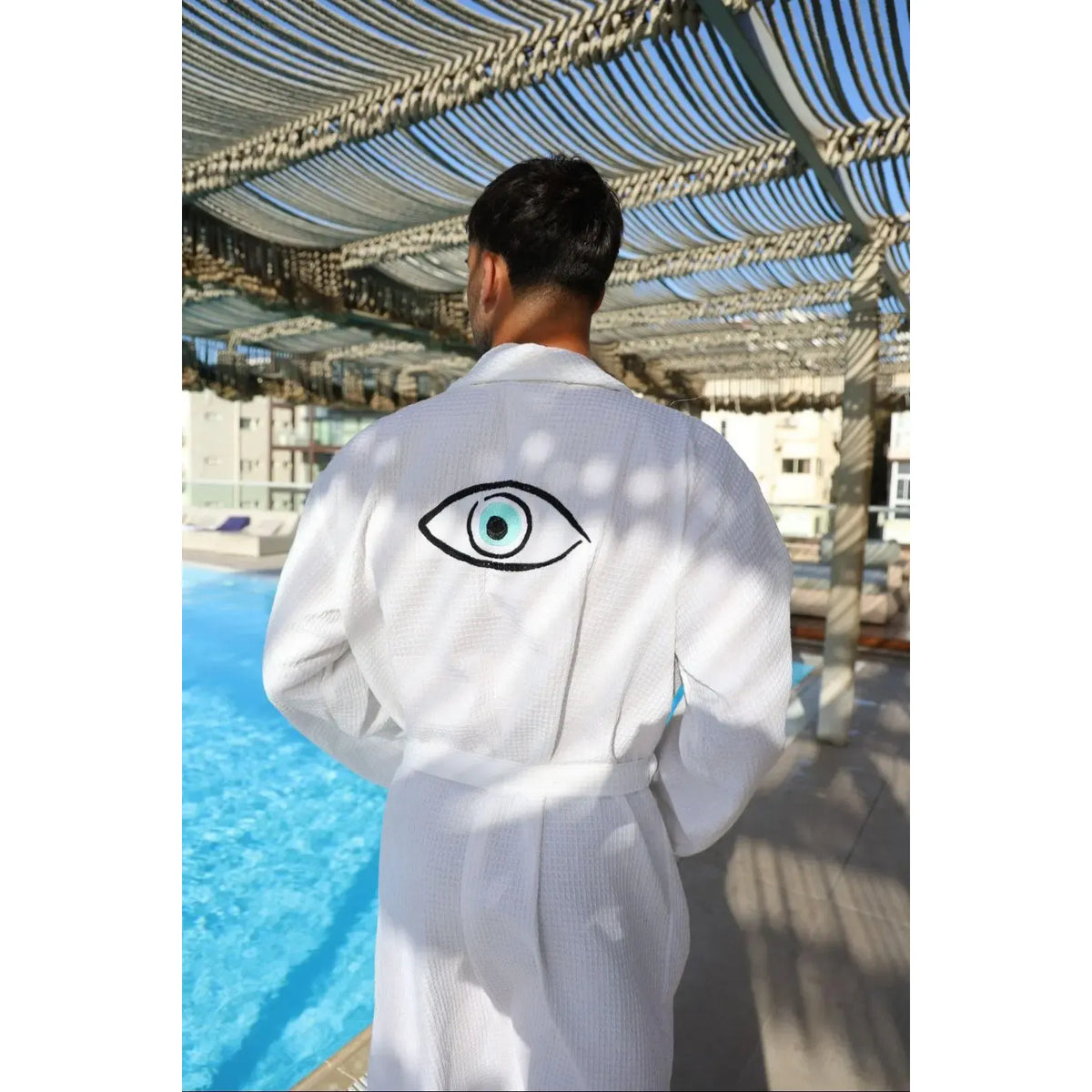 Piqué Elliptical Eye Robe TFU-TFU shop