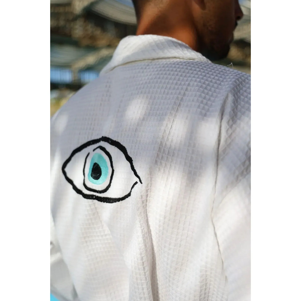 Piqué Elliptical Eye Robe TFU-TFU shop