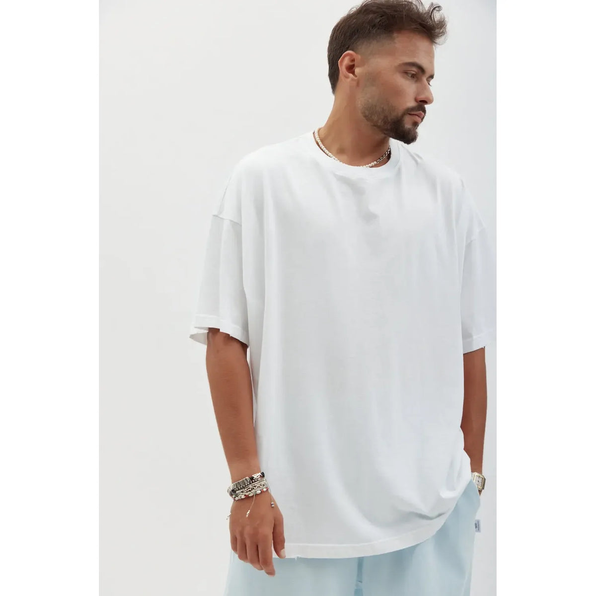 Cotton T-Shirt - White TFU-TFU shop