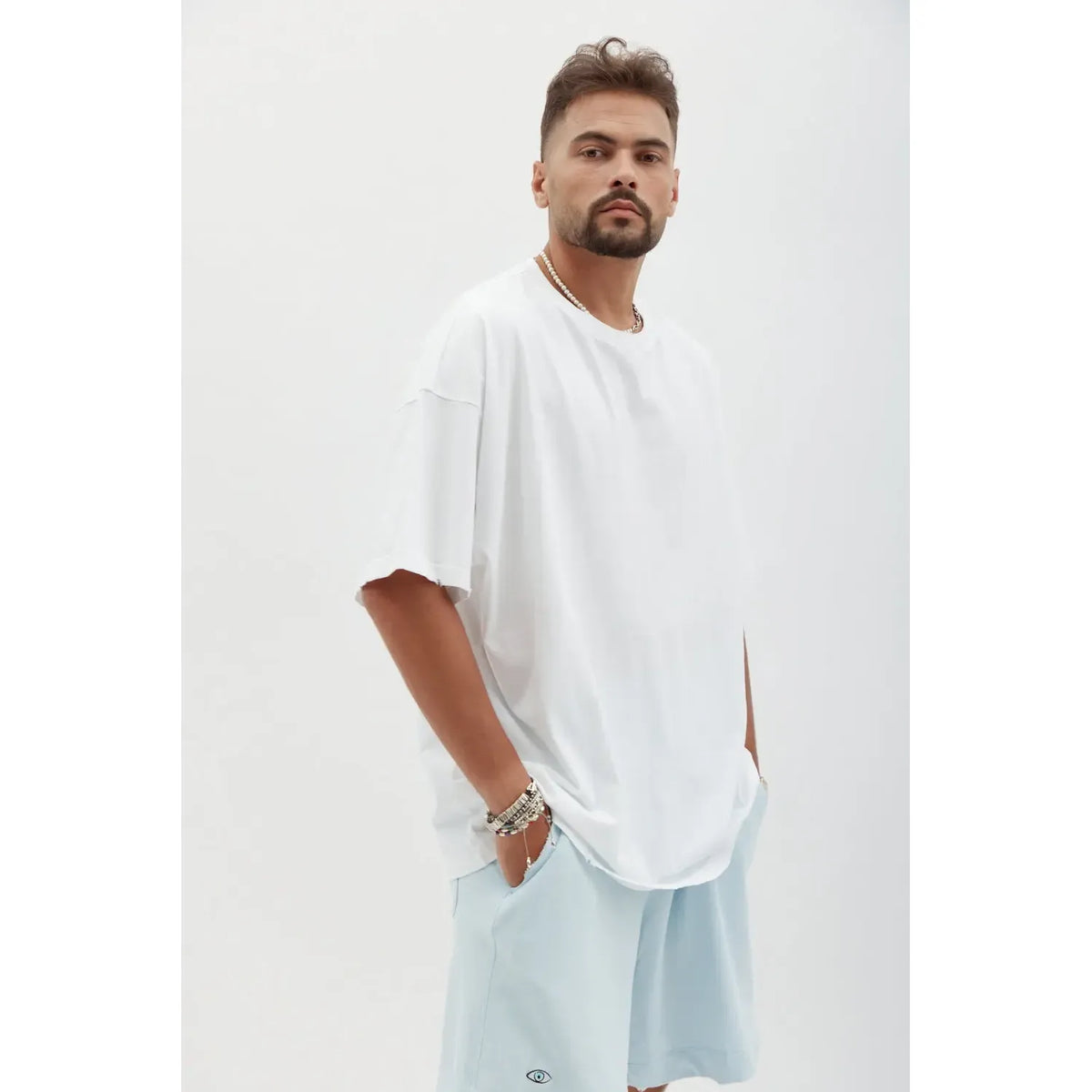 Cotton T-Shirt - White TFU-TFU shop