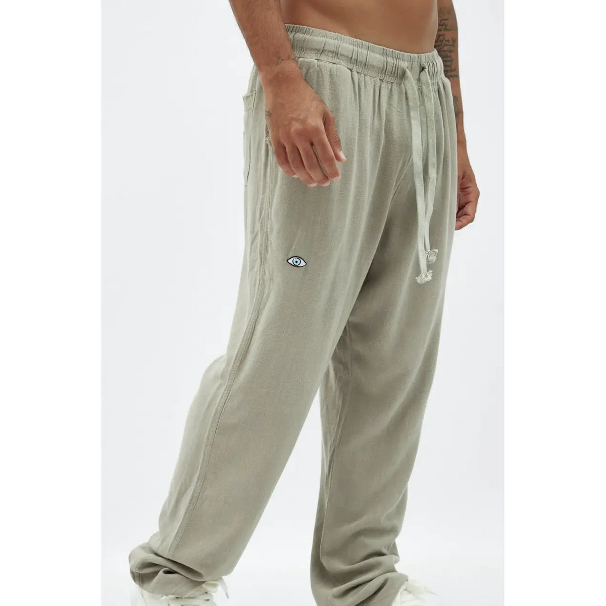 SOFT SL Linen Pants – Green TFU-TFU shop
