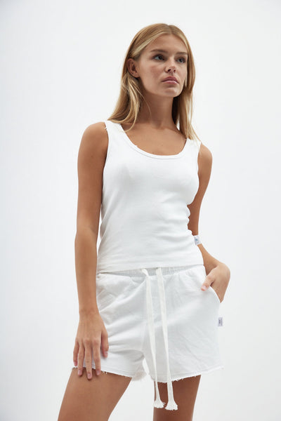 Classic RIB Tank - White