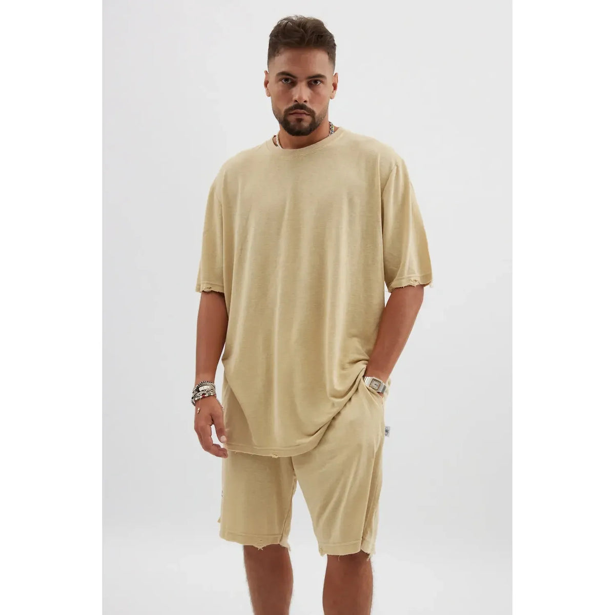 TFU TFU Soft Essential Tee – Stone TFU-TFU shop