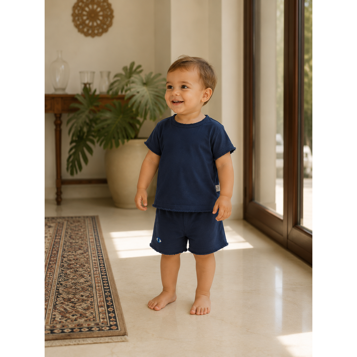 Baby Nicki Soft Shirt – Navy | TFU TFU